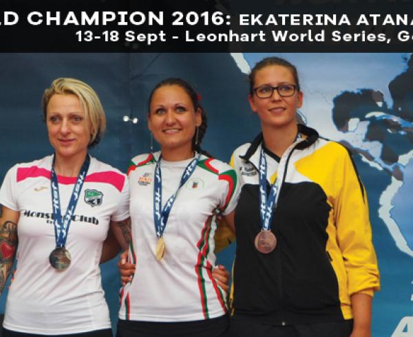 Ekaterina Atanasova is the new 2016 world champion in foosball