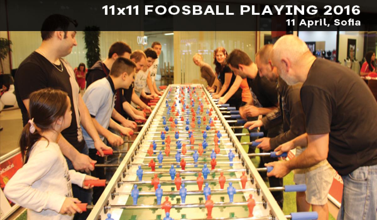 11x11 foosball table